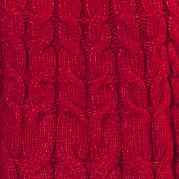 Olive & Oak Red Cable Knit Sweater, Large - Picture 3 of 4